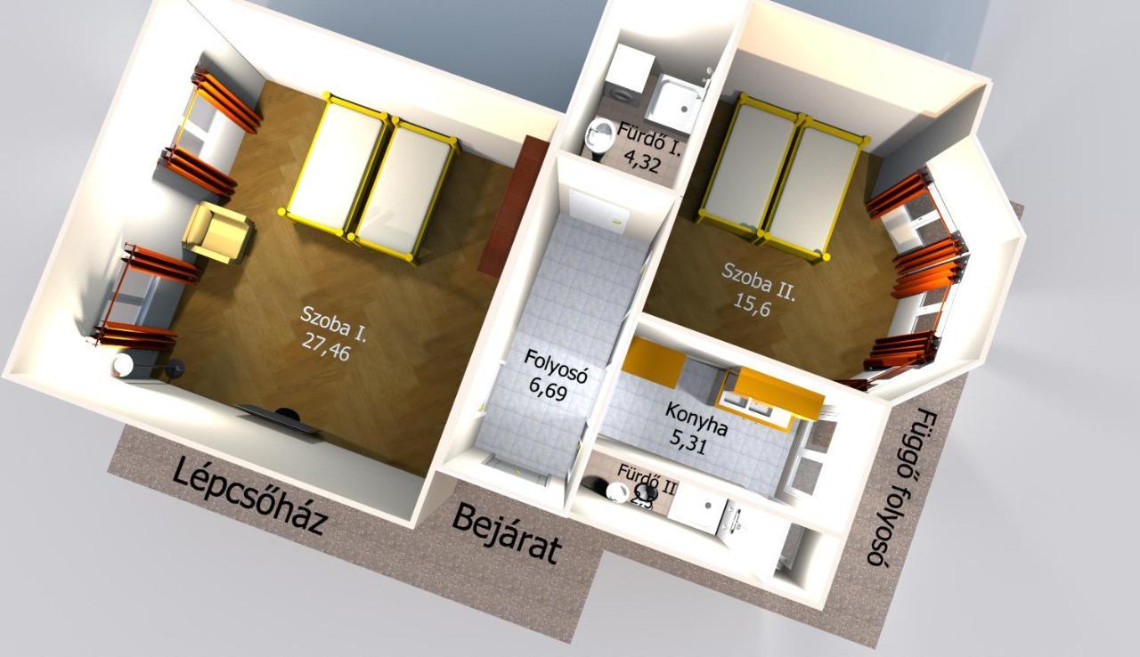 Dozsa Apartman Szegedin Exterior foto